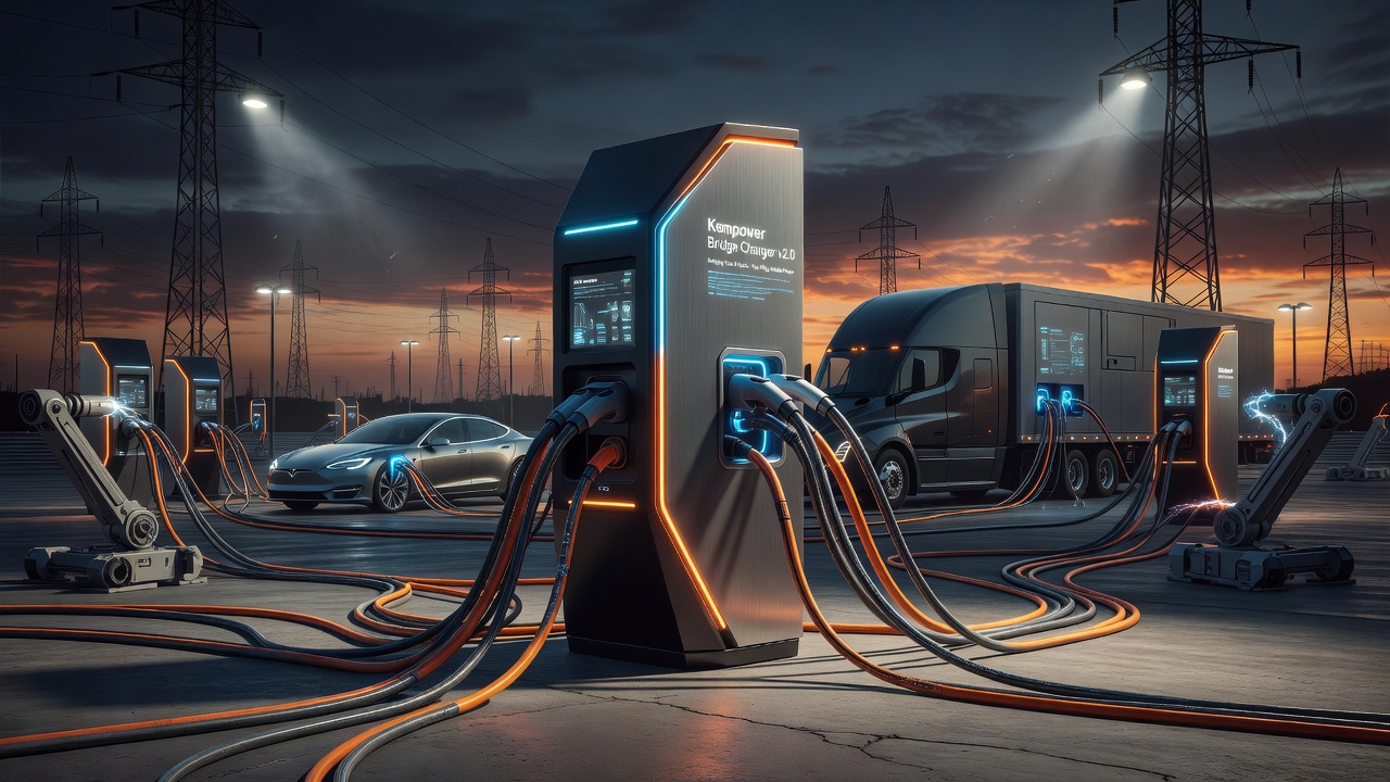 Kempower's New Charger Bridges Cars and Trucks on One Plug